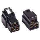Kit Conector Evus 3 Vias Com Trava Preto C-034 - PC / 10