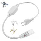 Kit Conector Plug Tomada Cabo Gaya P/ Fita Led 2835 Bivolt