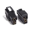 Kit conector technoise 2 vias com trava preto unidade - pc / 10