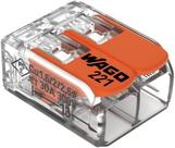 Kit Conector Wago 2 Pólos - Flexível 0,5 6,0 Mm² 3 Unidades