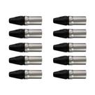 Kit Conector Xlr Macho Wc 1013 (10un) Wireconex F108
