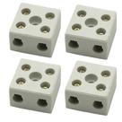 Kit Conectores Porcelana Bipolar 10mm Bivolt P/ Chuveiro Construção e Acabamentos