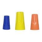 Kit Conectores Torção Emenda Isola Elétrico Instalação Fios Cabos Azul Laranja e Amarelo - 200 Unidades Kit Conectores Torção Emenda Isola Elétrico Instalação Fios Cabos Azul Laranja e Amarelo - 200 Unidades