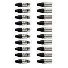 Kit Conectores Xlr 1003 1013 20un (10 Machos/10 Femeas) Wireconex F108