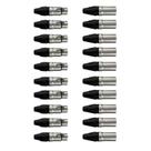 Kit Conectores Xlr 1003 1013 20un (10 Machos/10 Femeas) Wireconex