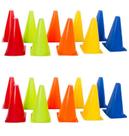 Kit Cones De Agilidade 23cm Funcional 20 unidades Yangfit