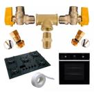 Kit Conexões Dupla Instalação Gás Cooktop Forno Gn E Glp