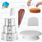 Kit Confeitaria Bailarina 3 Formas Bico Nivelador Adaptador Kit Confeitaria Bailarina 3 Formas Bico Nivelador Adaptador