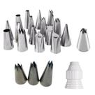 Kit Confeiteiro Adaptador Bicos Inox 1M 20 Peças Pitanga Kit Confeiteiro Adaptador Bicos Inox 1M 20 Peças Pitanga