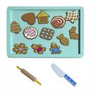 Kit Confeiteiro Brinquedo Montessori Madeira Cozinha 16 pcs