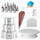 Kit Confeiteiro Completo Bailarina Formas Bicos Adaptador 1M Kit Confeiteiro Completo Bailarina Formas Bicos Adaptador 1M