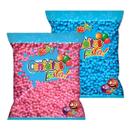 KIT Confeito Pérola Ideal para TUBETES Azul e Rosa Chá de Bebê Revelação