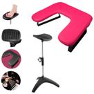 Kit conforto manicure pedicure profissional apoio de pés e mãos punho ergonomico cores dompel