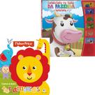 Kit: Conhecendo os sons da fazenda: A vaquinha + Como é bom ter amigos - Fisher price