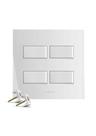 Kit Conj 4x4 Quatro Interruptor Paralelo Br InovaPro Alumbra