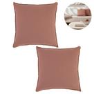Kit Conjunto 2 Almofadas Decorativas 43x43 Linho Sala Sofá Quarto
