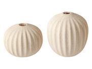 Kit Conjunto 2 Vasos Decorativos Para Sala Centro De Mesa De Jantar Enfeite De Estante Kit Conjunto 2 Vasos Decorativos Para Sala Centro De Mesa De Jantar Enfeite De Estante