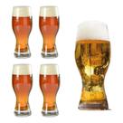 Kit conjunto 4 copo de cerveja chopp bebida suco agua refrigerante de vidro copo pilsner 437ml - Gip