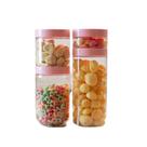 Kit Conjunto 4 Potes Organizadores Conecta Com Tampa UZ