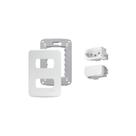 Kit Conjunto 4x2 Tomada 10A Interruptor Simp Miluz Schneider Kit Conjunto 4x2 Tomada 10A Interruptor Simp Miluz Schneider