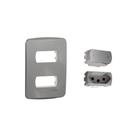 Kit Conjunto 4x2 Tomada 20A Interruptor Bipo Miluz Schneider