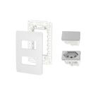Kit Conjunto 4x2 Tomada 20A Interruptor Bipo Orion Schneider