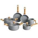 Kit Conjunto 6 Panelas de Indução Jogo Pratic Cook Grafito Mimo Stylo Kit Conjunto 6 Panelas de Indução Jogo Pratic Cook Grafito Mimo Stylo