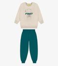 Kit Conjunto Blusão Com Calça Rovi Kids Bege