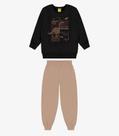 Kit Conjunto Blusão Com Calça Rovi Kids Preto