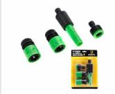 Kit Conjunto Bocal Para Mangueira Com 4 Peças Jardinagem - PMA-12 Kit Conjunto Bocal Para Mangueira Com 4 Peças Jardinagem - PMA-12