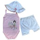Kit Conjunto body bebe mais boné ou chapéu - Imperdível Kit Conjunto body bebe mais boné ou chapéu - Imperdível