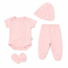 Kit Conjunto body manga curta e calça bebe prematuro reborn COR:MENINATAMANHO:PRÉ MATURO