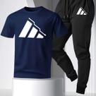 Kit Conjunto Camisa Calça Moletom Camiseta Casual Masculino Urbano Tendência