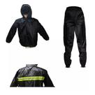 Kit Conjunto Capa de Chuva Para Motoboy Resistente C/ Capuz Motoqueiro