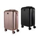 Kit Conjunto com 2 Malas 10kg Padrão Anac 55x35x25 de Bordo avião levar mão Rose e Preta cadeado embutido rodas duplas 360 graus resistente