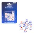 Kit Conjunto De 12 Dados Plastico 1,2cm 12mm