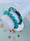 Kit conjunto de 2 peças de pulseiras estilo pedra Jade Kit conjunto de 2 peças de pulseiras estilo pedra Jade