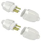 Kit Conjunto Fêmea + Macho 2P+T 20A 250Vca Branco