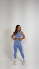 Kit Conjunto Feminino Calça Legging E Top Academia Fitness -