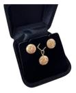 Kit Conjunto Feminino Escravo Ouro 18k Feito A Mão Rendado Sem corrente