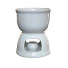 Kit Conjunto Fondue 3 Peças - Rechaud + Tigela 250ML + Fogareiro