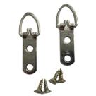 Kit Conjunto Gancho Pendurador De Quadros Tipo Argola 4 Un.