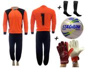 Kit Conjunto Goleiro 5x1 lrja/pto infantil - TRB