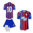 Kit conjunto infantil torcedor bahia tricolor 2025-26