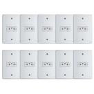 Kit Conjunto Interruptor 4x2 1 módulo 2P+T 10A 250V