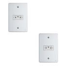 Kit Conjunto Interruptor 4x2 1 módulo 2P+T 10A 250V