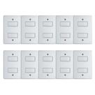 Kit Conjunto Interruptor 4x2 2 Teclas Paralelo 10A 250V