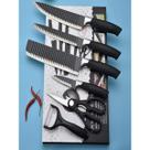 Kit Conjunto Jogo De Facas Antianderente Kit 6 Peças Chef Cozinha Aço Inoxidável Churrasco