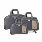Kit Conjunto Mala Sacola Viagem Santino Dubai SLS3 G M P