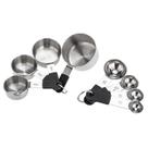 Kit Conjunto Medidor de Colheres e Xícaras Profissional Weck